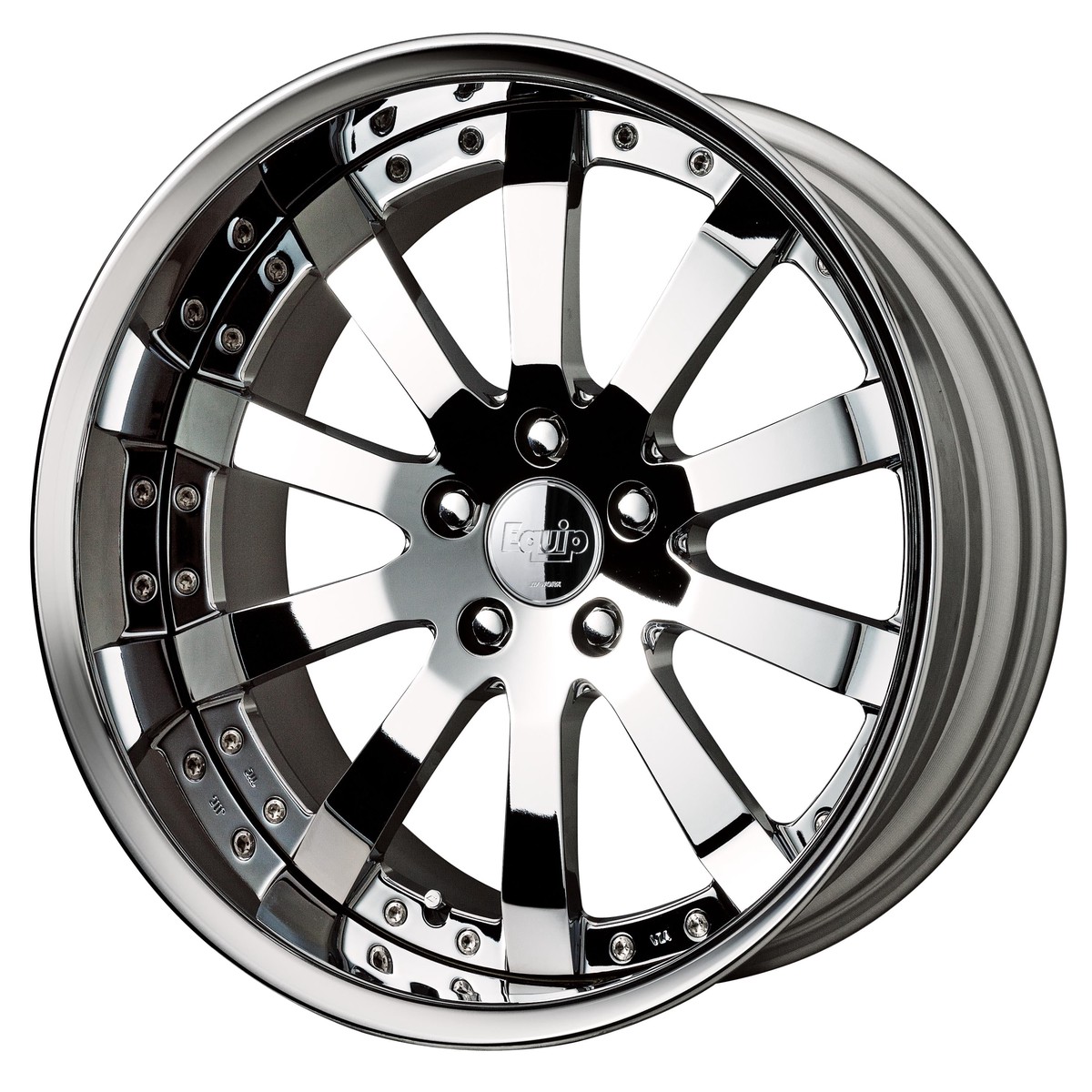 Work Wheels | Equip E10 Super Chrome Plated | 5X114.3 | 20X13 +8 | Full Reverse | A Disk (Set)