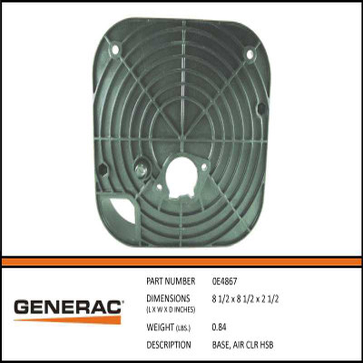 Base, Air Clr Hsb