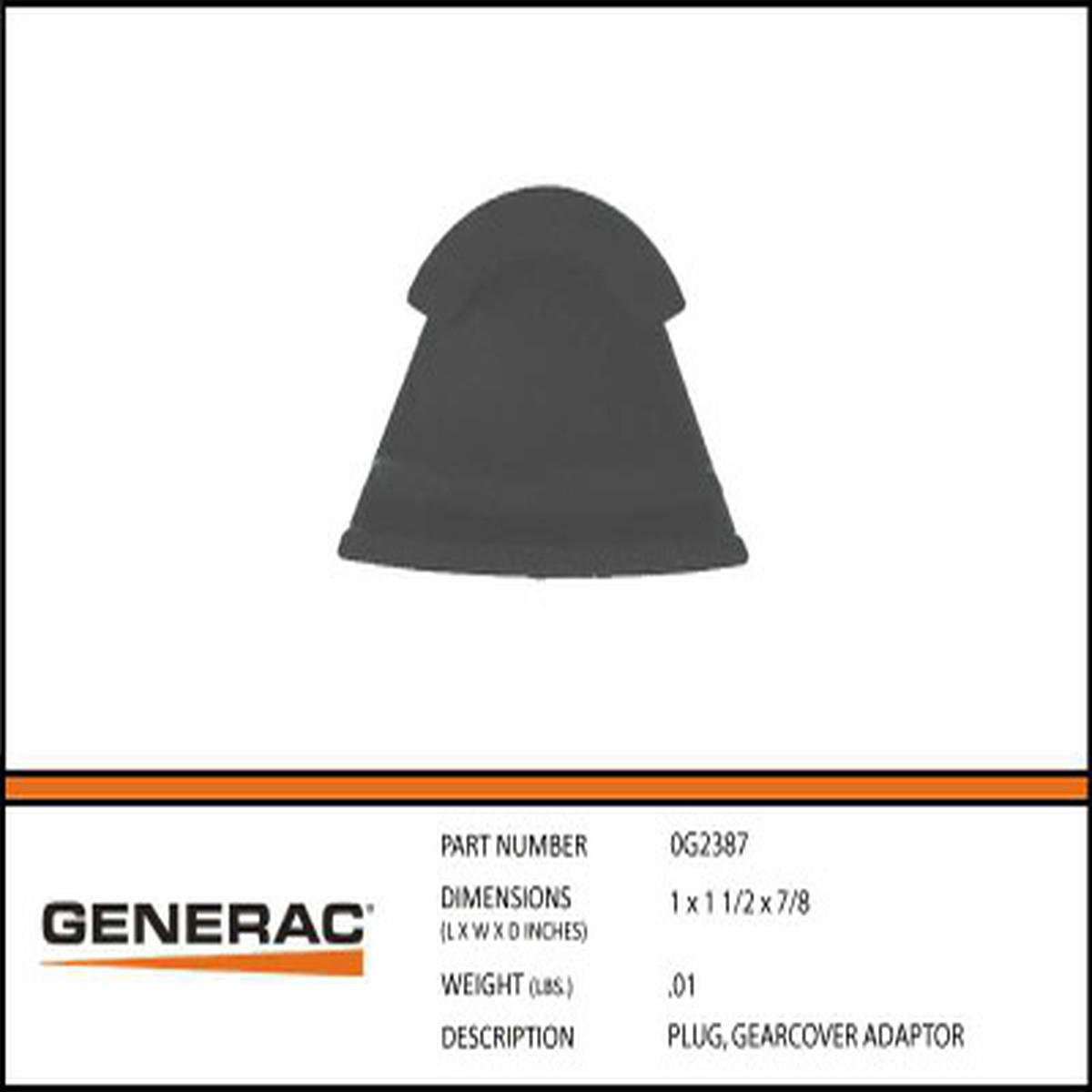 Plug Gearcover Adaptor