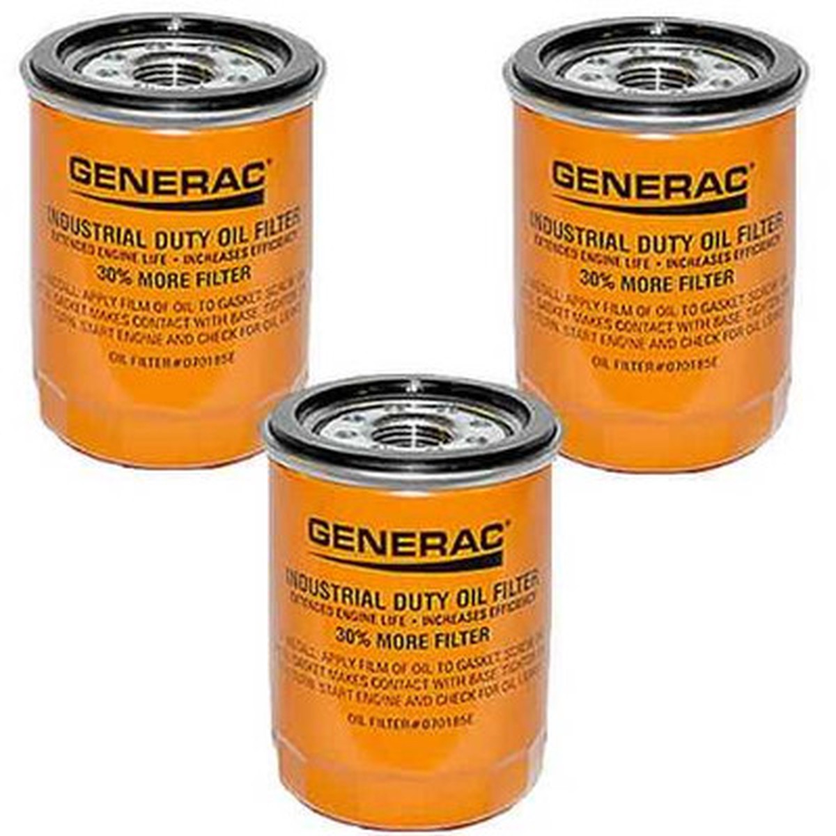 Generac 0K06950SRV 3Pk Oil Filter
