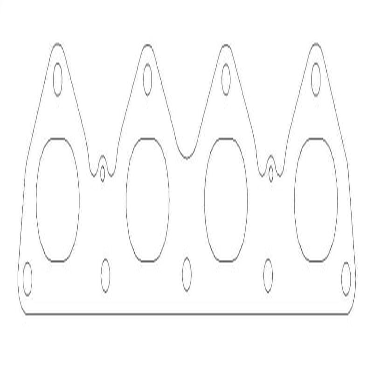 Cometic Honda All H22S 92-01 .030 inch MLS Exhaust Manifold Gasket 1.770 inch X 1.380 inch Port