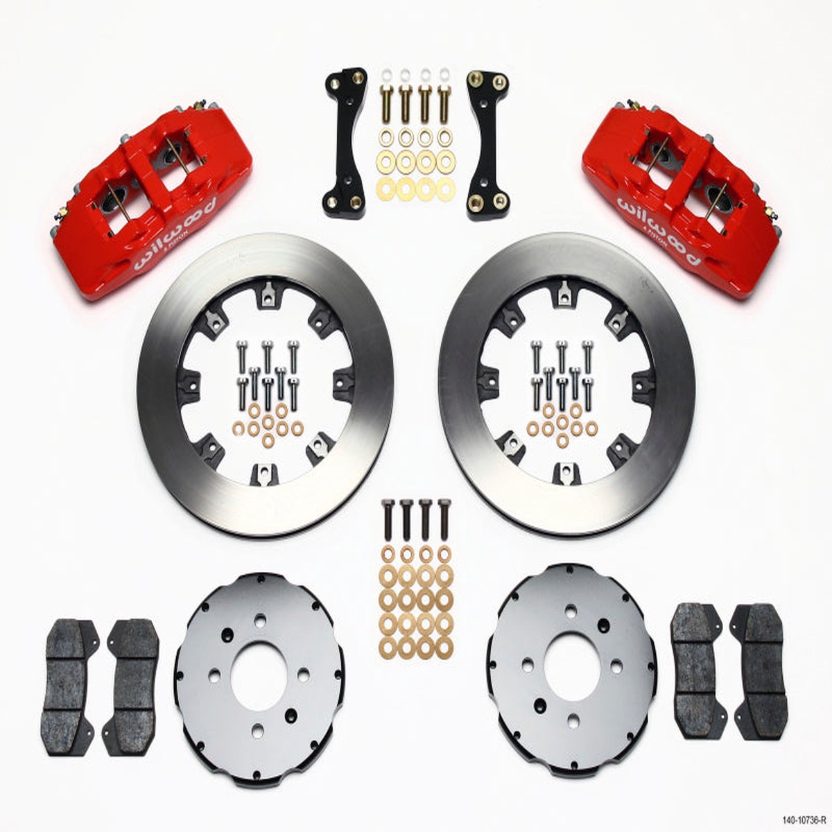 New Arrival Wilwood Dynapro 6 Front Hat Kit 12.19in Red 90-99 Civic w/240 mm Disc