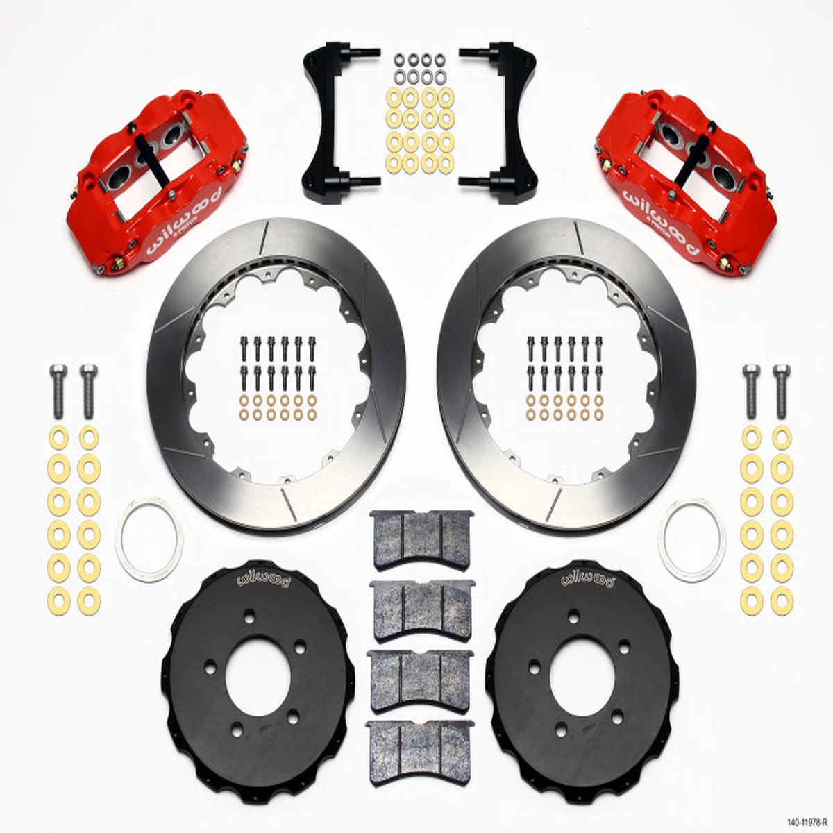 New Arrival Wilwood Narrow Superlite 6R Front Hat Kit 12.88in Red 2006-Up Civic / CRZ