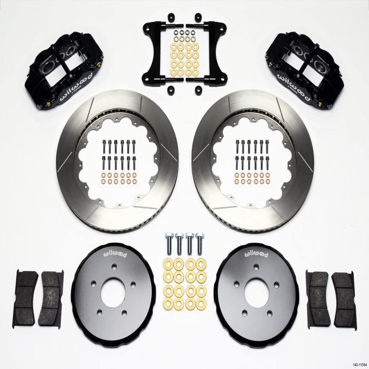New Arrival Wilwood Narrow Superlite 6R Front Hat Kit 14.00in Nissan 370Z/Fiti G37