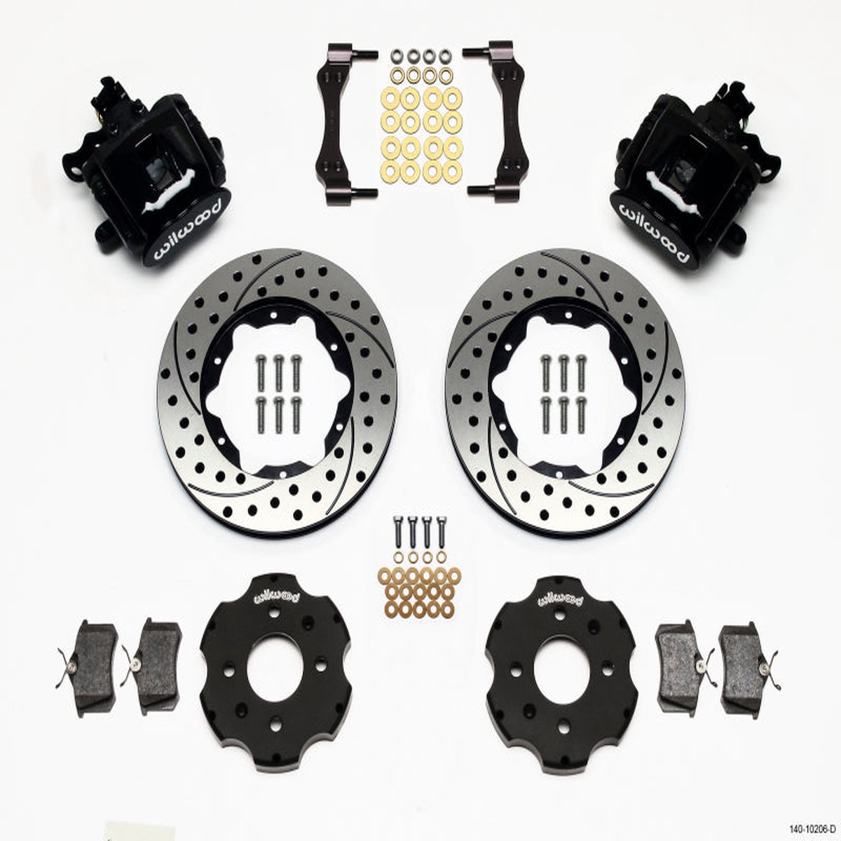 Hot Sale Wilwood Combination Parking Brake Rear Kit 11.00in Drilled Civic / Integra Disc 2.39 Hub Offset