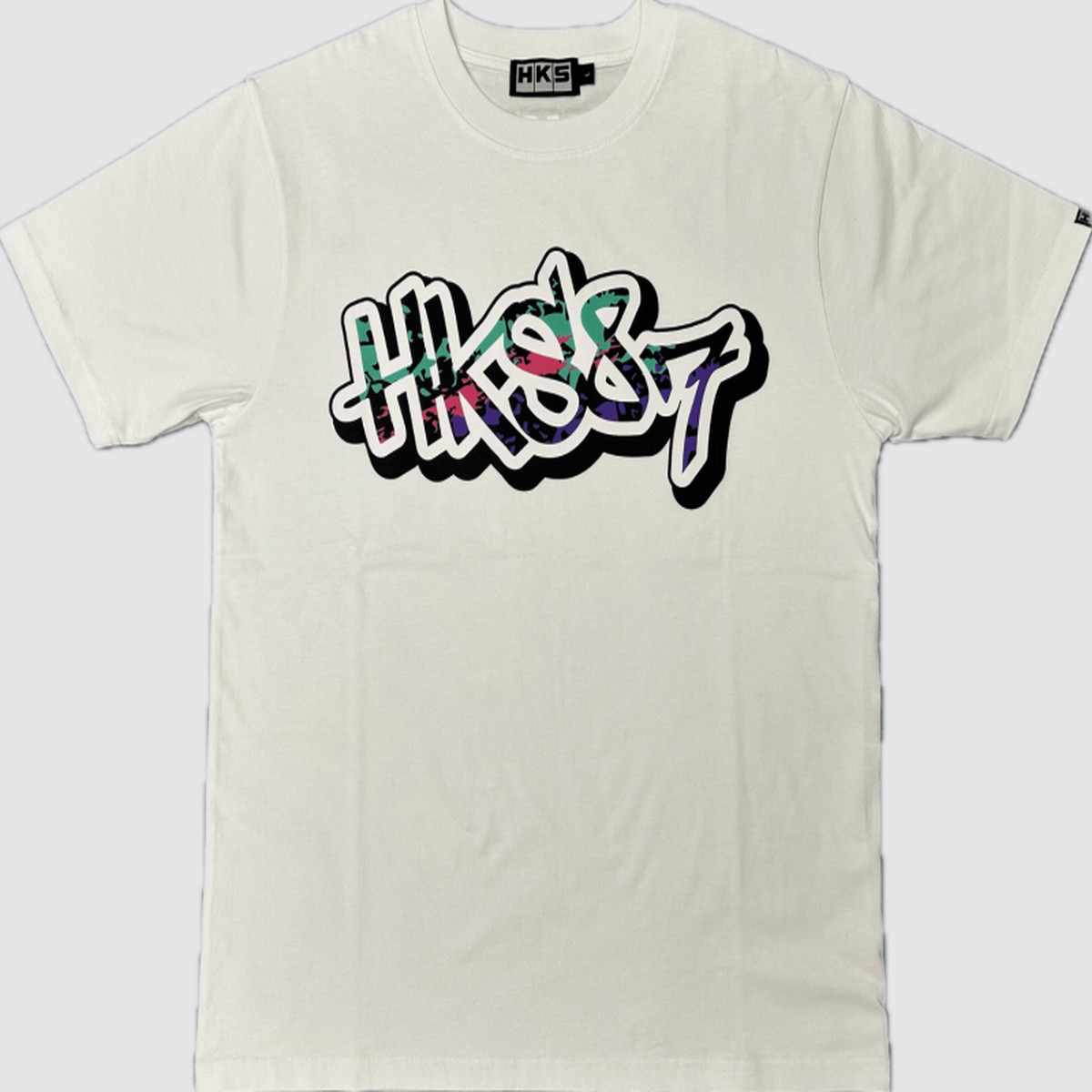 HKS T-SHIRT 87PAINT WHITE XXL