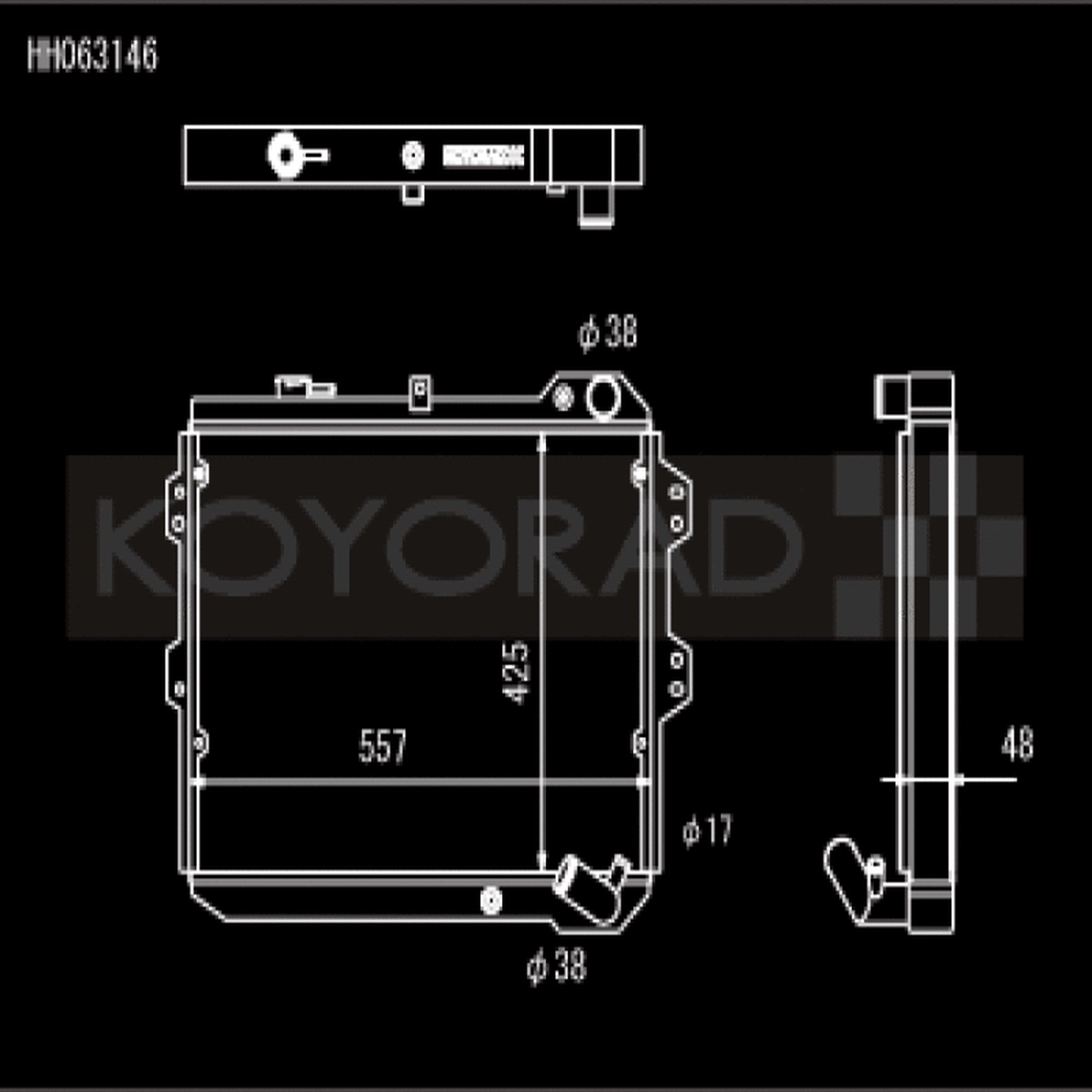 Koyo 83-85 Mazda RX-7 fits 1.1/1.3L MT (Includes GSL-SE Trim)