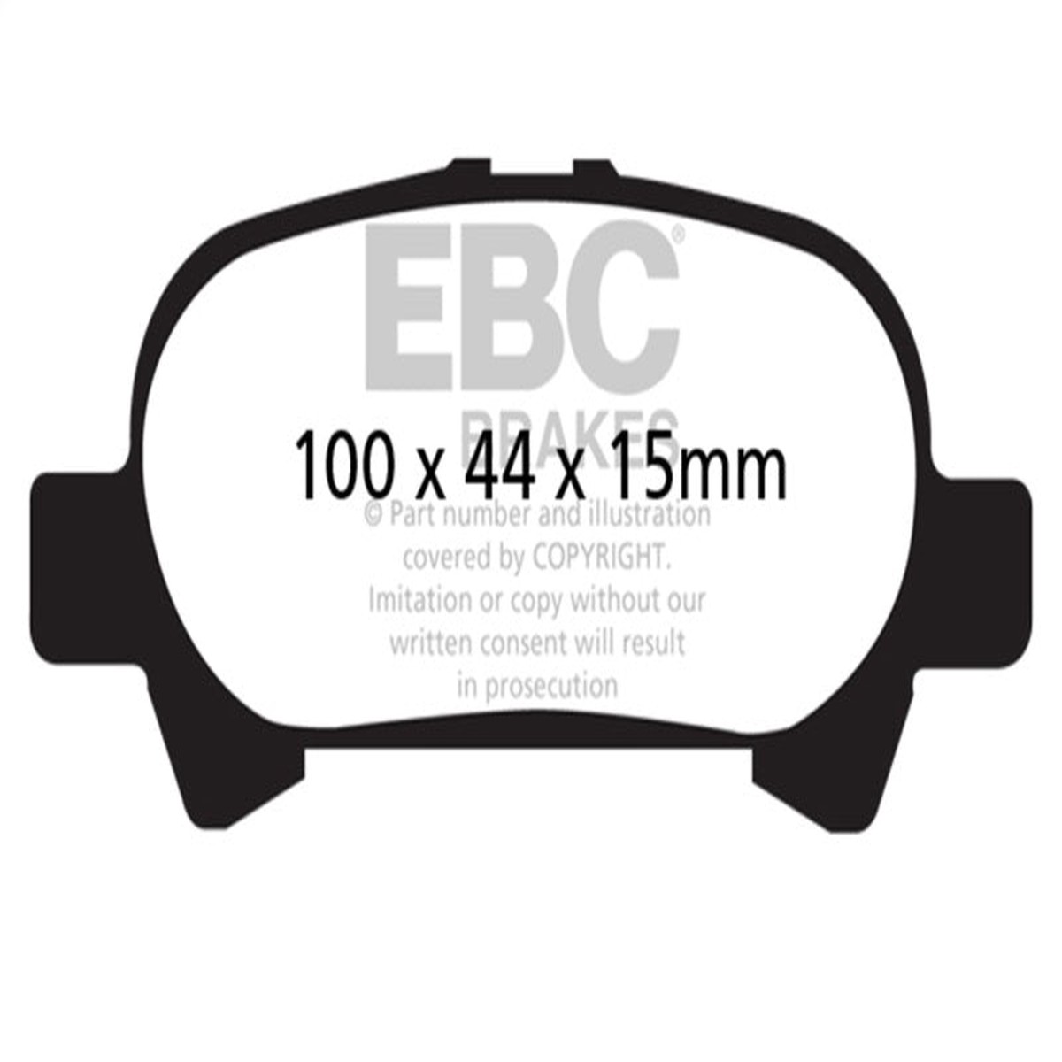 EBC 00-04 Toyota Avalon 3.0 Redstuff Rear Brake Pads