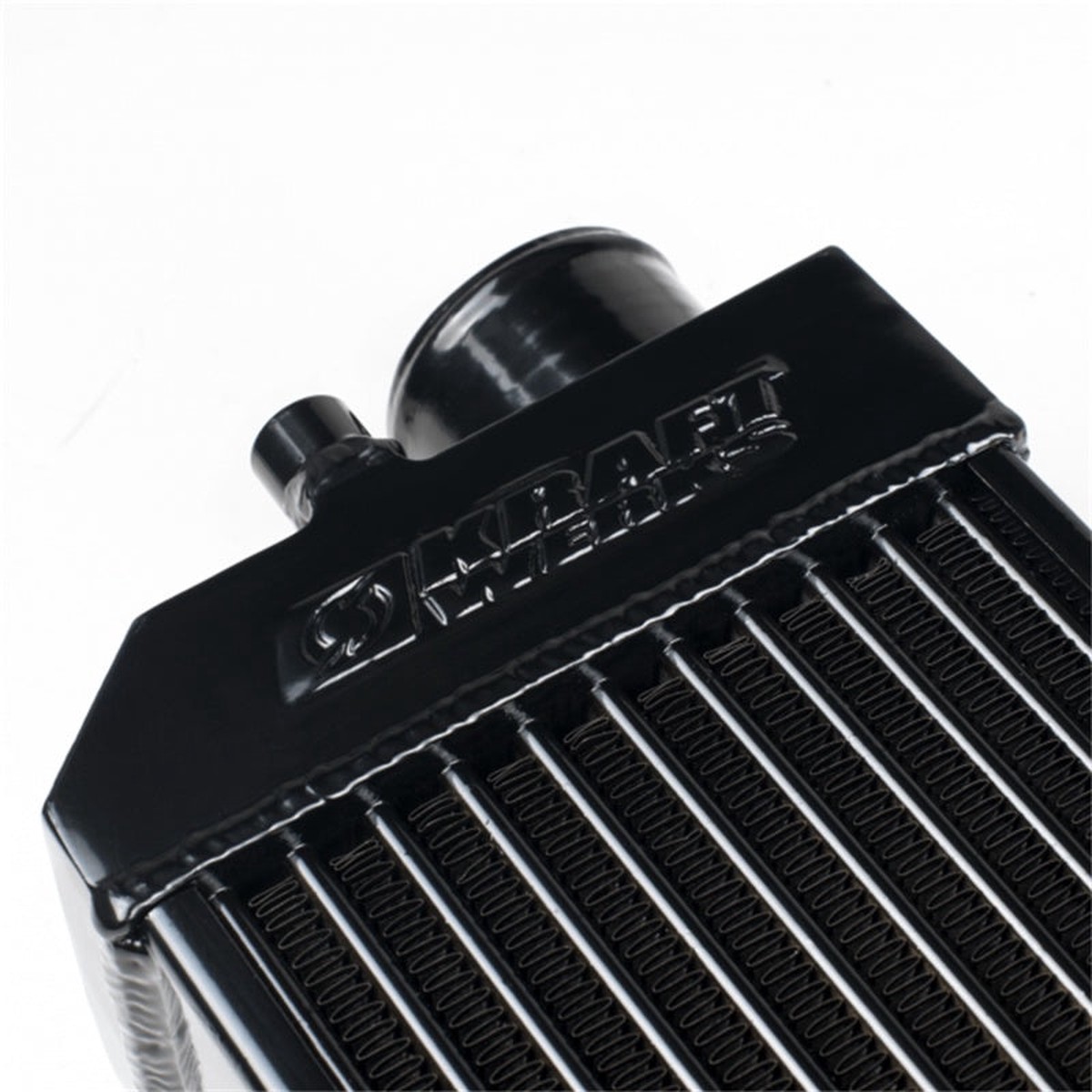 KraftWerks Core Size 22x7x3 - 2.5in Inlet/Outlet Universal Intercooler - Black