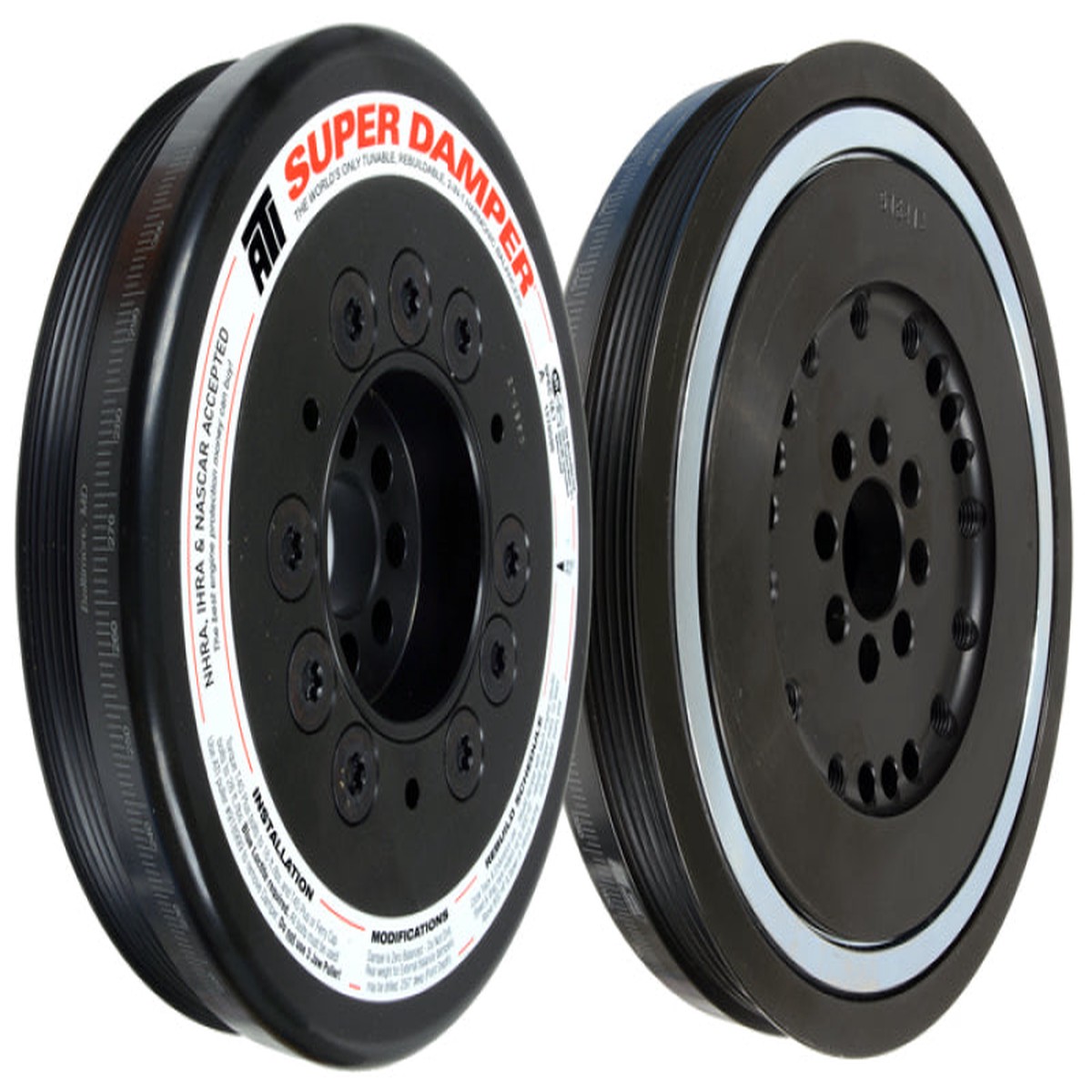 ATI Damper - 6.755In - Steel - 5 Grv - Internal Balance - Lamborghini Gallardo/Audi R8
