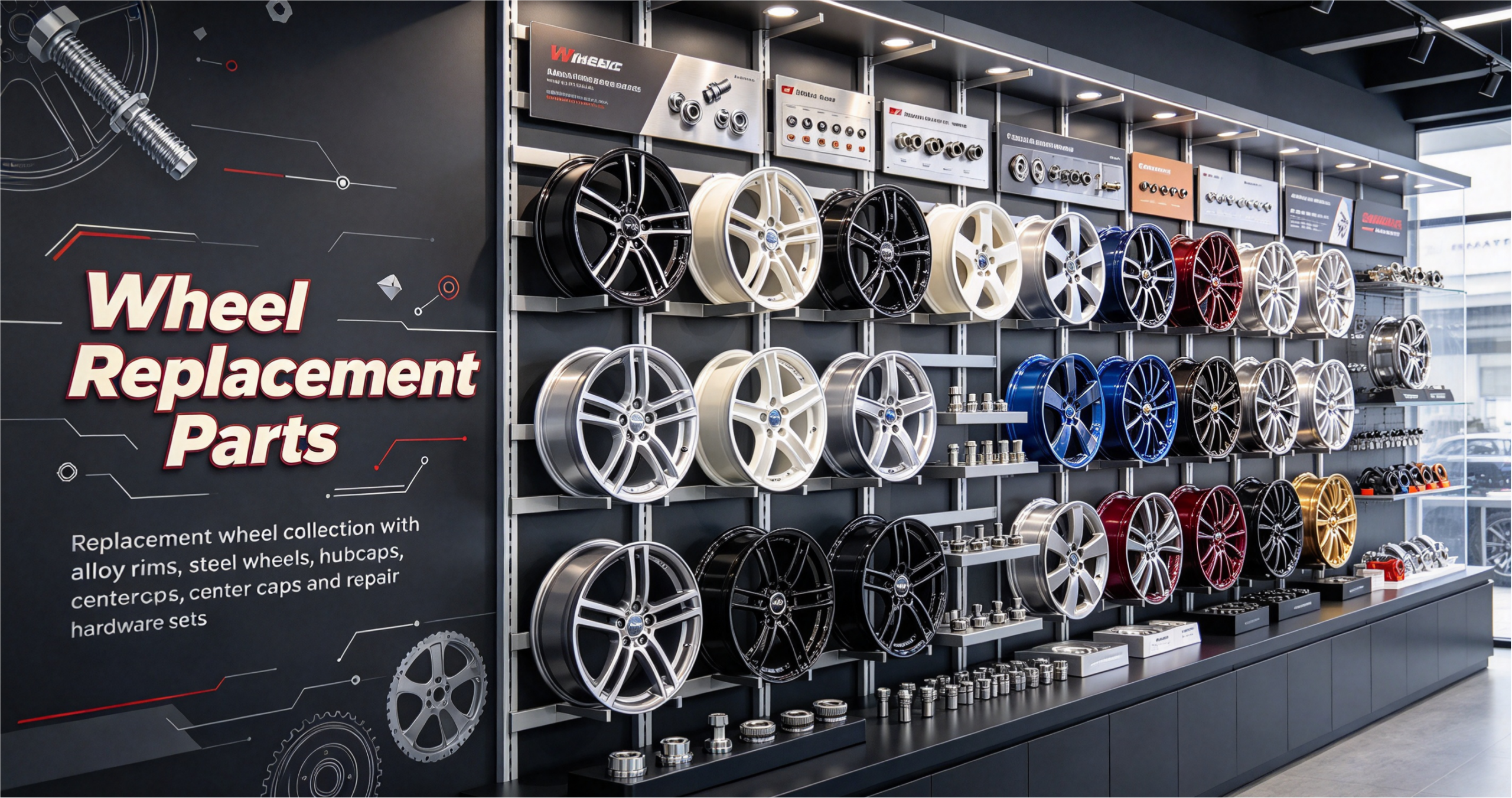 Wheel Replacement Parts | Universal Car Rim Components